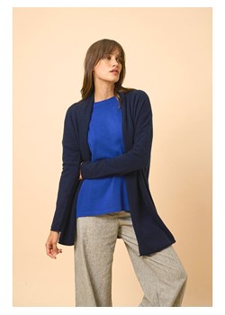 Just Cashmere Kaszmirowy kardigan &quot;Maddie&quot; w kolorze granatowym ze sklepu Limango Polska w kategorii Swetry damskie - zdjęcie 181950856