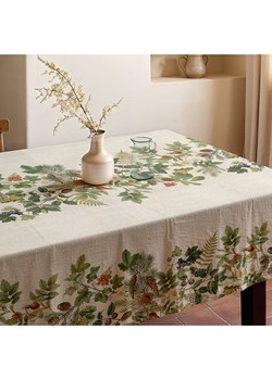 Mint Rugs Obrus &quot;Natural Dumon&quot; w kolorze kremowo-zielonym ze sklepu Limango Polska w kategorii Obrusy i bieżniki - zdjęcie 181950878