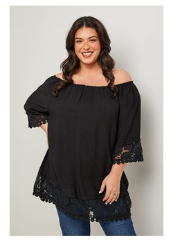 Curvy Lady Bluzka w kolorze czarnym ze sklepu Limango Polska w kategorii Bluzki damskie - zdjęcie 181951006