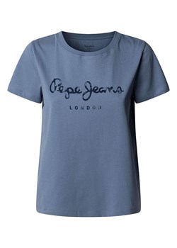 Pepe Jeans Koszulka &quot;Val&quot; w kolorze niebieskim ze sklepu Limango Polska w kategorii Bluzki damskie - zdjęcie 181951327