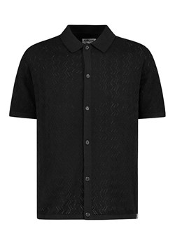 Authentic Style Koszula dzianinowa - Regular fit - w kolorze czarnym ze sklepu Limango Polska w kategorii Koszule męskie - zdjęcie 181951656