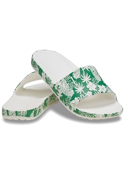 Crocs Klapki &quot;Kadee&quot; w kolorze zielono-białym ze sklepu Limango Polska w kategorii Klapki damskie - zdjęcie 181951697