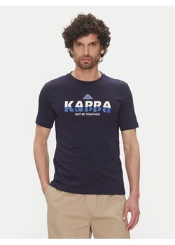 Kappa T-Shirt 351U8KW 193 Granatowy Regular Fit ze sklepu MODIVO w kategorii T-shirty męskie - zdjęcie 181951727