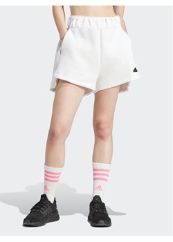 adidas Szorty sportowe Z.N.E. IN5149 Biały Loose Fit ze sklepu MODIVO w kategorii Szorty - zdjęcie 181951845