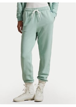 Polo Ralph Lauren Spodnie dresowe 211935585017 Zielony Regular Fit ze sklepu MODIVO w kategorii Spodnie damskie - zdjęcie 181951856