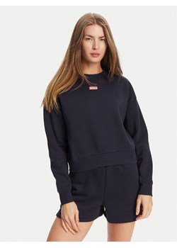 Hunter Bluza Tina HARW0042242 Granatowy Cropped Fit ze sklepu MODIVO w kategorii Bluzy damskie - zdjęcie 181951886