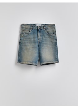 Reserved - Jeansowe szorty loose fit - indigo jeans ze sklepu Reserved w kategorii Spodenki męskie - zdjęcie 181954066