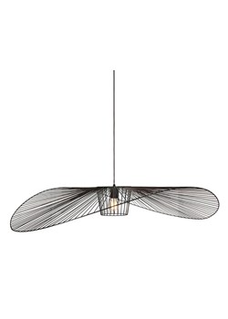 Wisząca lampa druciana kapelusz czarna Minihat ze sklepu Edinos.pl w kategorii Lampy wiszące - zdjęcie 181954847