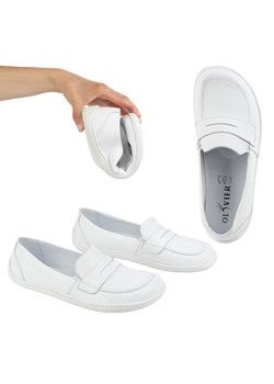 Barefoot damskie mokasyny skórzane minimalistyczne letnie 1280 ze sklepu butyolivier w kategorii Półbuty damskie - zdjęcie 181955067
