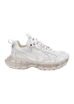 Skórzane Sneakersy Damskie GOE RR2N4083 Beżowe beżowy ze sklepu ButyModne.pl w kategorii Buty sportowe damskie - zdjęcie 181955188