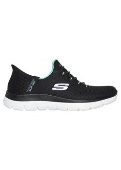 Buty Skechers Slip-ins Summits - Diamond Dream 150123-BKTQ czarne ze sklepu ButyModne.pl w kategorii Buty sportowe damskie - zdjęcie 181955756