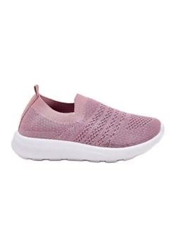 Dziecięce Wsuwane Buty Sportowe Różowe ze sklepu ButyModne.pl w kategorii Buty sportowe dziecięce - zdjęcie 181955769