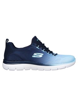 Buty Skechers Summits Bright Charmer 149536-NVY niebieskie ze sklepu ButyModne.pl w kategorii Buty sportowe damskie - zdjęcie 181955808