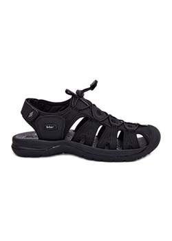 Sportowe Sandały Męskie Lee Cooper LCW-24-03-2313M Czarne ze sklepu ButyModne.pl w kategorii Sandały męskie - zdjęcie 181955898