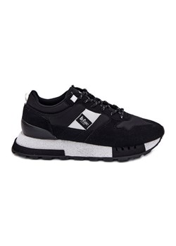 Sneakersy Męskie Na Platformie Lee Cooper LCJ-25-03-3378M Czarne ze sklepu ButyModne.pl w kategorii Buty sportowe męskie - zdjęcie 181955899