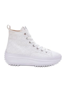 Wysokie Trampki Damskie Lee Cooper LCW-25-31-3461L Białe - id: 225069 - marki Lee Cooper - 181956116 Wysokie Trampki Damskie Lee Cooper LCW-25-31-3461L Białe ze sklepu ButyModne.pl w kategorii Trampki damskie - zdjęcie 181956116