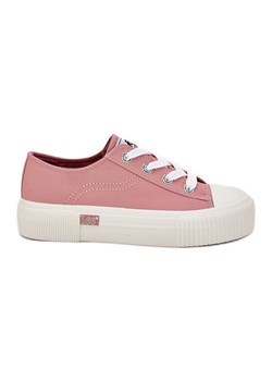 Trampki Damskie Na Platformie LEE Isla C Women Low 50251001 Różowe ze sklepu ButyModne.pl w kategorii Trampki damskie - zdjęcie 181956175