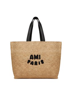 Torebka AMI PARIS ULL033.AW0077 Beżowy ze sklepu eobuwie.pl w kategorii Torby Shopper bag - zdjęcie 181960675