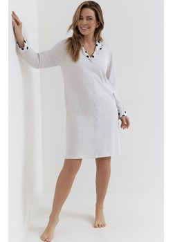 Damska koszula nocna rozpinana plus size 148, Kolor szary melanż-wzór, Rozmiar XXL, Cana ze sklepu Primodo w kategorii Koszule nocne - zdjęcie 181962057