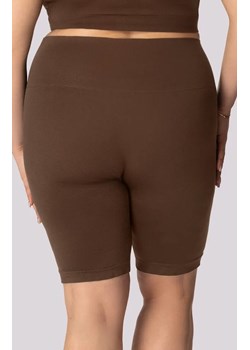 Mona kolarki damskie w kolorze caffe Base Plus Size, Kolor caffe, Rozmiar 2XL, Mona ze sklepu Primodo w kategorii Szorty - zdjęcie 181962318