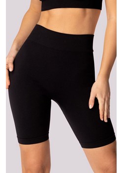 Mona kolarki damskie czarna Ribbed, Kolor czarny, Rozmiar L/XL, Mona ze sklepu Primodo w kategorii Szorty - zdjęcie 181962335