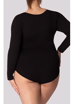 Mona body damskie z długim rękawem czarne Longsleeve Base Plus Size, Kolor czarny, Rozmiar 2XL, Mona ze sklepu Primodo w kategorii Body damskie - zdjęcie 181962359