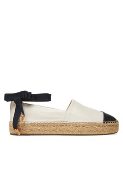 Espadryle Tory Burch 164724 Beżowy ze sklepu eobuwie.pl w kategorii Espadryle damskie - zdjęcie 181963349