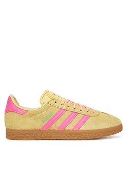 Sneakersy adidas Gazelle JH7211 Żółty ze sklepu eobuwie.pl w kategorii Buty sportowe damskie - zdjęcie 181963417