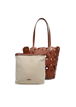 BOSS Torebka Lindah 50541981 Brązowy ze sklepu MODIVO w kategorii Torby Shopper bag - zdjęcie 181964656