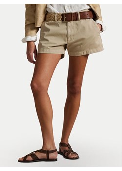 Polo Ralph Lauren Szorty materiałowe 211963798001 Beżowy Straight Fit ze sklepu MODIVO w kategorii Szorty - zdjęcie 181964728