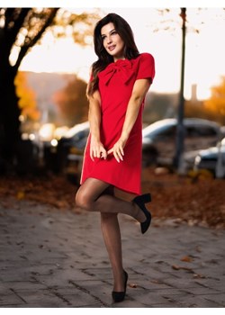 Sinsay - Sukienka - czerwony - id: 556CC-33X - marki Sinsay - 181968049 Sinsay - Sukienka - czerwony ze sklepu Sinsay w kategorii Sukienki - zdjęcie 181968049