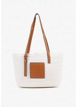 Beżowa Szydełkowa Torebka Shopperka z Bawełny Savonique ze sklepu born2be.pl w kategorii Torby Shopper bag - zdjęcie 181968535