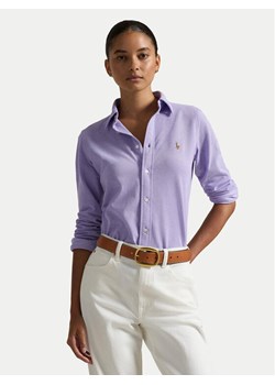 Polo Ralph Lauren Koszula 211924258010 Fioletowy Slim Fit ze sklepu MODIVO w kategorii Koszule damskie - zdjęcie 181969398