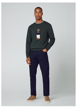 Hackett London Bluza w kolorze ciemnozielonym ze sklepu Limango Polska w kategorii Bluzy męskie - zdjęcie 181971046