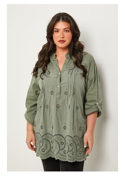 Curvy Lady Tunika w kolorze khaki ze sklepu Limango Polska w kategorii Bluzki damskie - zdjęcie 181971117