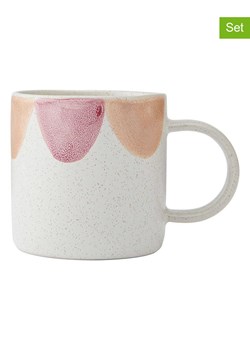 Mikasa Kubki (2 szt.) w kolorze jasnoróżowo-żółtym - 380 ml ze sklepu Limango Polska w kategorii Kubki - zdjęcie 181971237