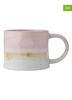 Mikasa Kubki (2 szt.) w kolorze jasnoróżowo-białym - 450 ml ze sklepu Limango Polska w kategorii Kubki - zdjęcie 181971285