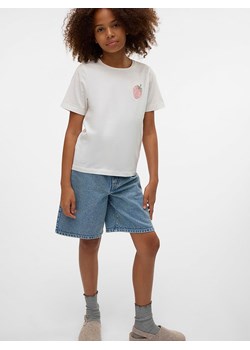 Vero Moda Girl Koszulka w kolorze białym ze sklepu Limango Polska w kategorii Bluzki dziewczęce - zdjęcie 181971317