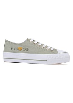 Sixth Sens Sneakersy w kolorze khaki ze sklepu Limango Polska w kategorii Trampki damskie - zdjęcie 181971757