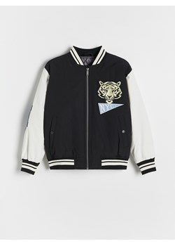 Reserved - Kurtka bomber oversize - czarny ze sklepu Reserved w kategorii Kurtki chłopięce - zdjęcie 181974436