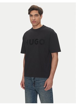 HUGO T-Shirt Dinkee 50525765 Czarny Oversize ze sklepu MODIVO w kategorii T-shirty męskie - zdjęcie 181978666
