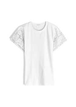 GATE T-shirt z koronkowymi rękawami 34 ze sklepu gateshop w kategorii Bluzki damskie - zdjęcie 181980038