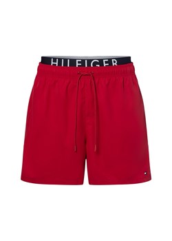 Tommy Hilfiger Męskie kąpielówki Mężczyźni Sztuczne włókno czerwony jednolity ze sklepu vangraaf w kategorii Kąpielówki - zdjęcie 181981078