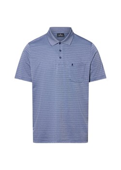 Ragman Męska koszulka polo Mężczyźni niebieski w paski ze sklepu vangraaf w kategorii T-shirty męskie - zdjęcie 181981097