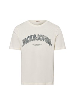 Jack & Jones Koszulka męska - Joralmeria Mężczyźni Bawełna écru nadruk ze sklepu vangraaf w kategorii T-shirty męskie - zdjęcie 181981118
