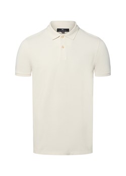 Nils Sundström Męska koszulka polo Mężczyźni Bawełna beżowy jednolity ze sklepu vangraaf w kategorii T-shirty męskie - zdjęcie 181981147