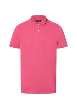 Nils Sundström Męska koszulka polo Mężczyźni Bawełna malinowy jednolity ze sklepu vangraaf w kategorii T-shirty męskie - zdjęcie 181981148