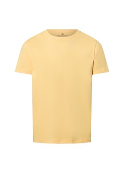 Nils Sundström Koszulka męska Mężczyźni Bawełna żółty jednolity ze sklepu vangraaf w kategorii T-shirty męskie - zdjęcie 181981179