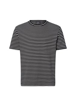 Nils Sundström Koszulka męska Mężczyźni Bawełna czarny w paski ze sklepu vangraaf w kategorii T-shirty męskie - zdjęcie 181981188