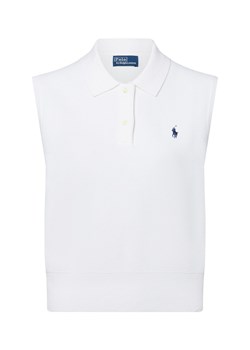 Polo Ralph Lauren Damska koszulka polo Kobiety Bawełna biały jednolity ze sklepu vangraaf w kategorii Bluzki damskie - zdjęcie 181981197